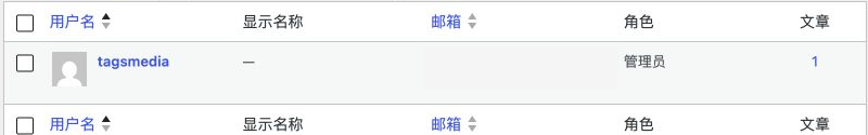 站点用户列表中的管理员角色
